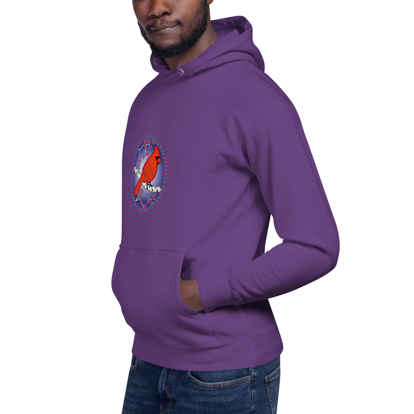 Simple Cardinal Unisex Hoodie