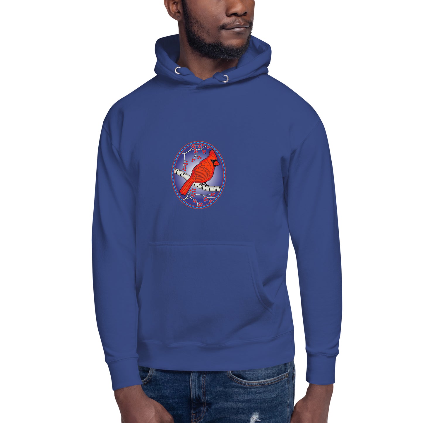 Simple Cardinal Unisex Hoodie