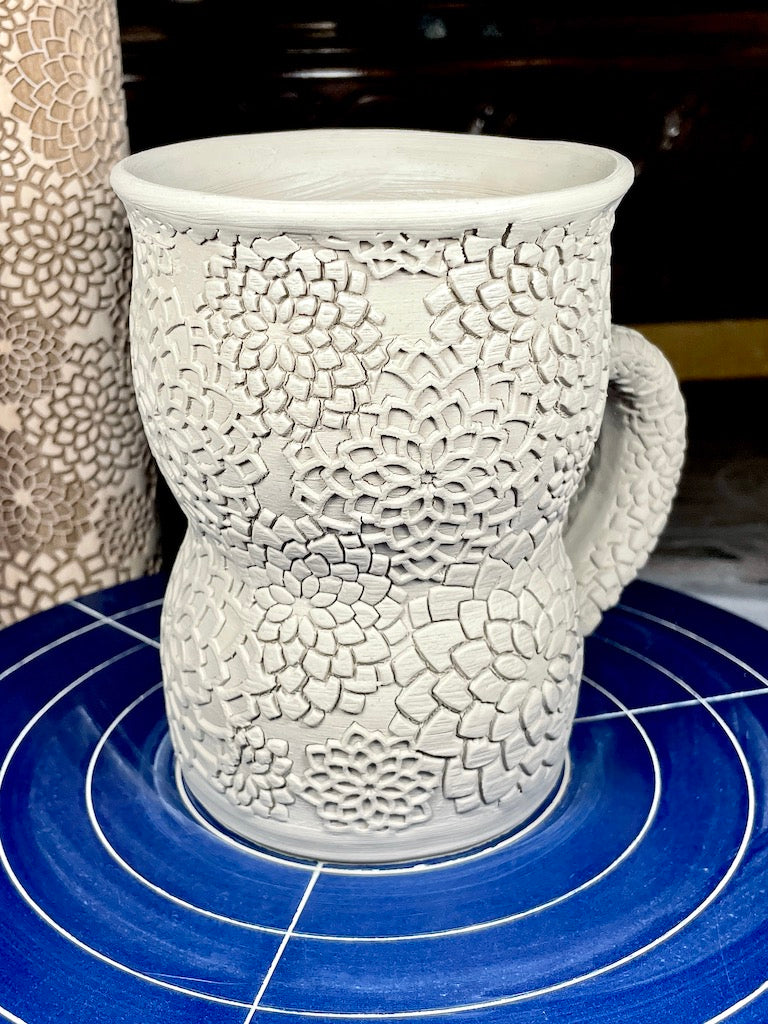 Pompon Patch Textured Rolling Pin