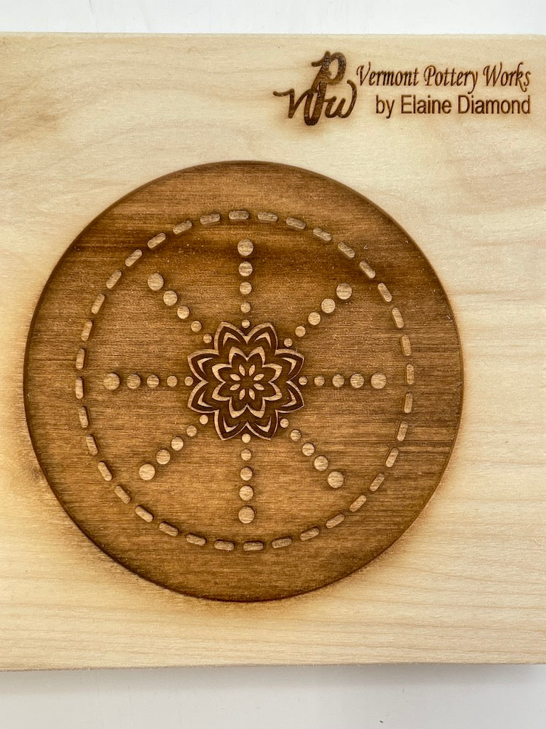 Quilted Floral Textured Plank