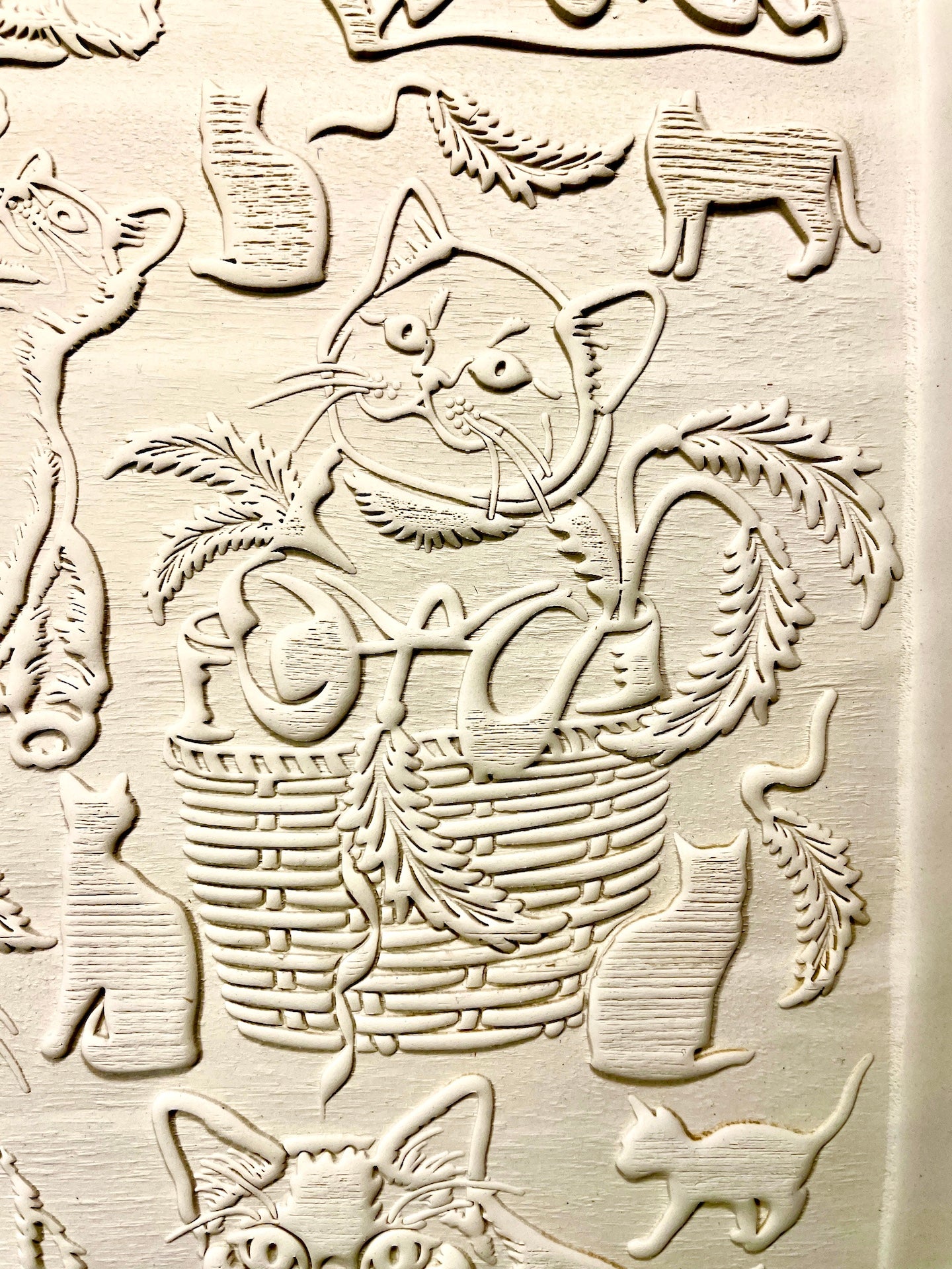 Cats Textured Rolling Pin