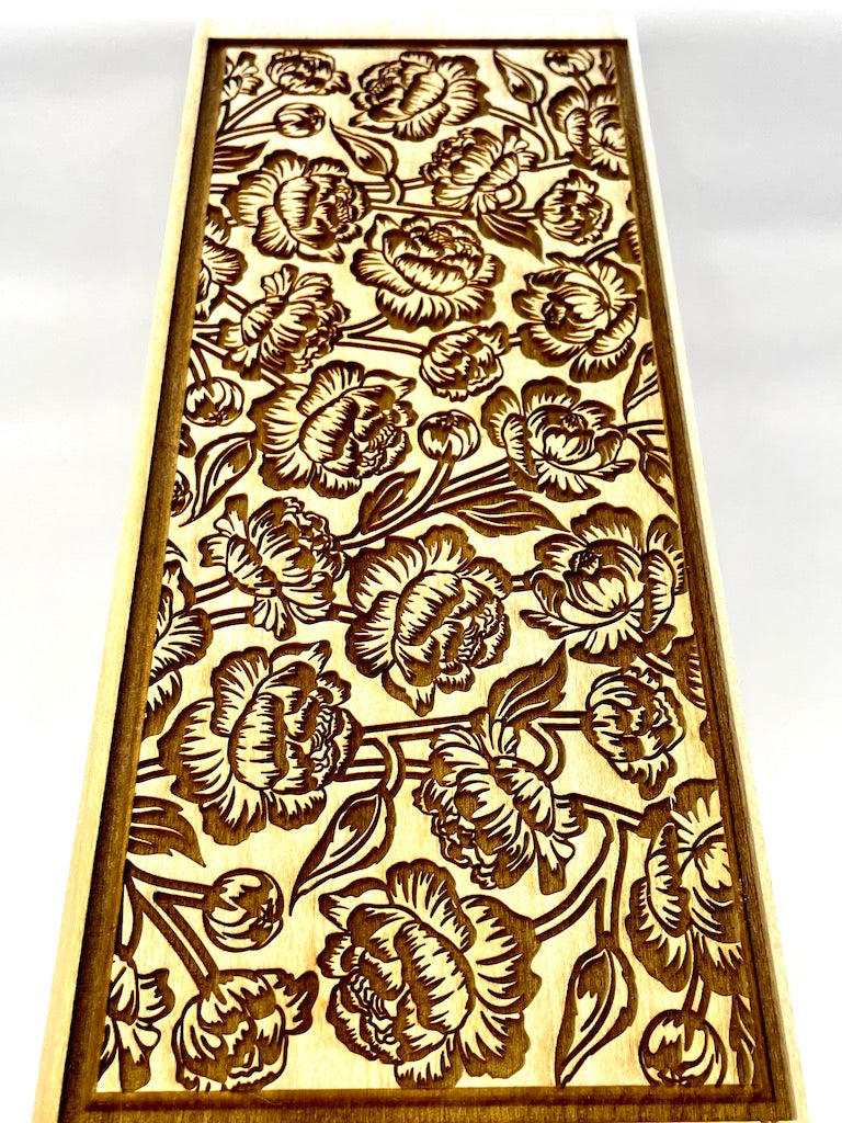 Peonies Textured Mug Plank