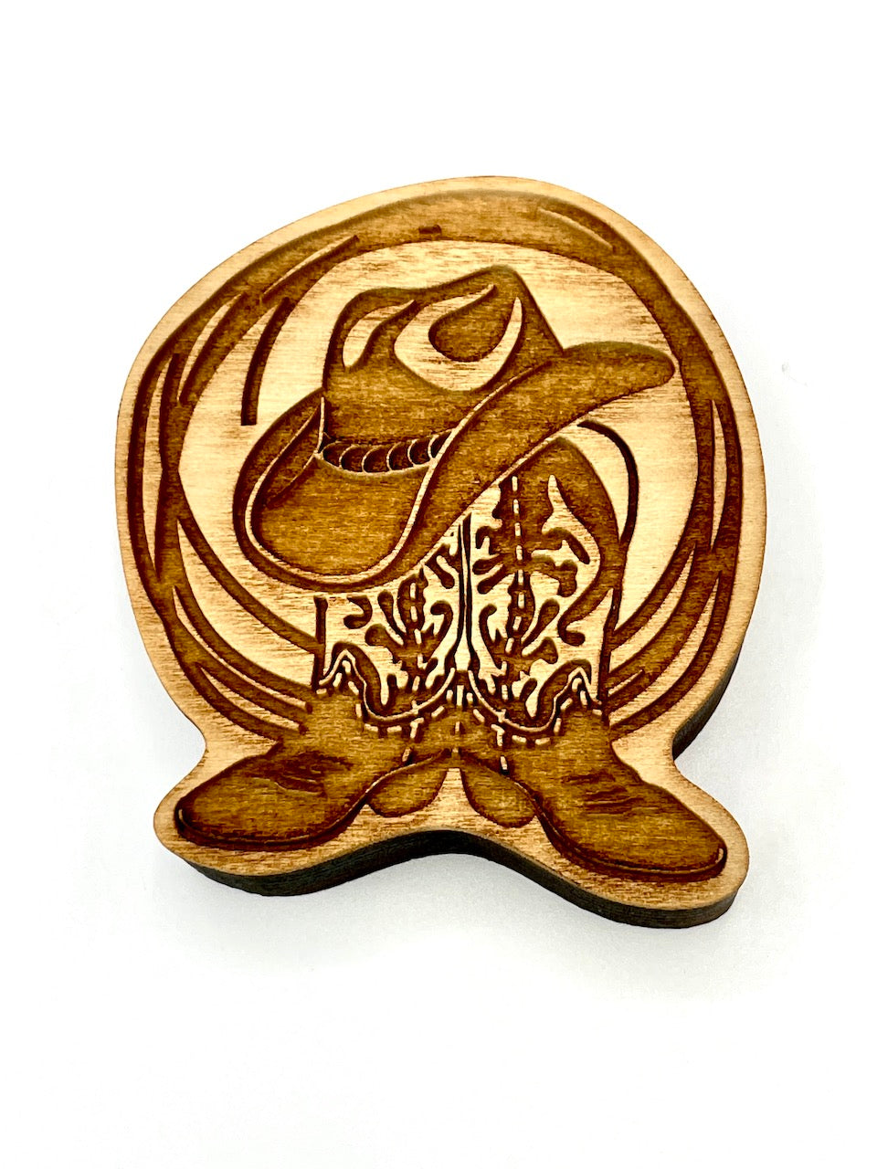 Cowboy Boots, Hat and Rope- Stamp