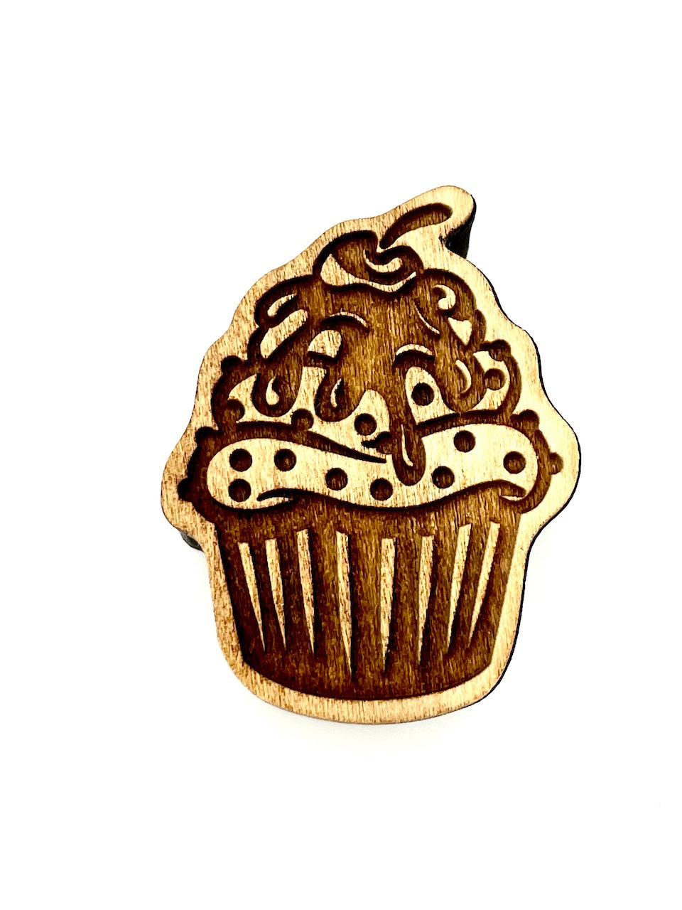 Cupcake with Sprinkles and a Cherry- Stamp