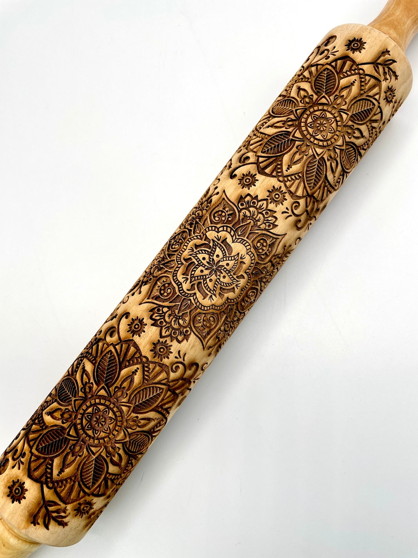 Mandala Garden Textured Rolling Pin