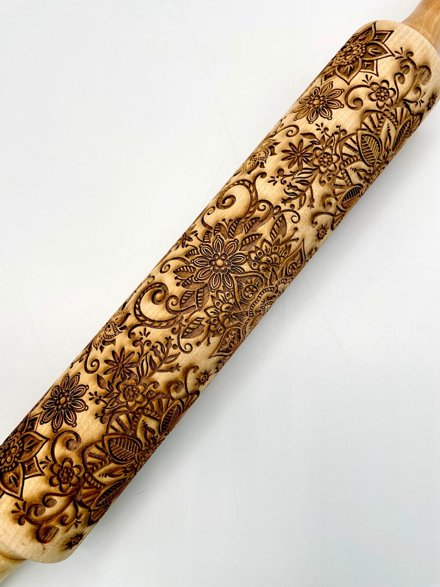 Mandala Garden Textured Rolling Pin