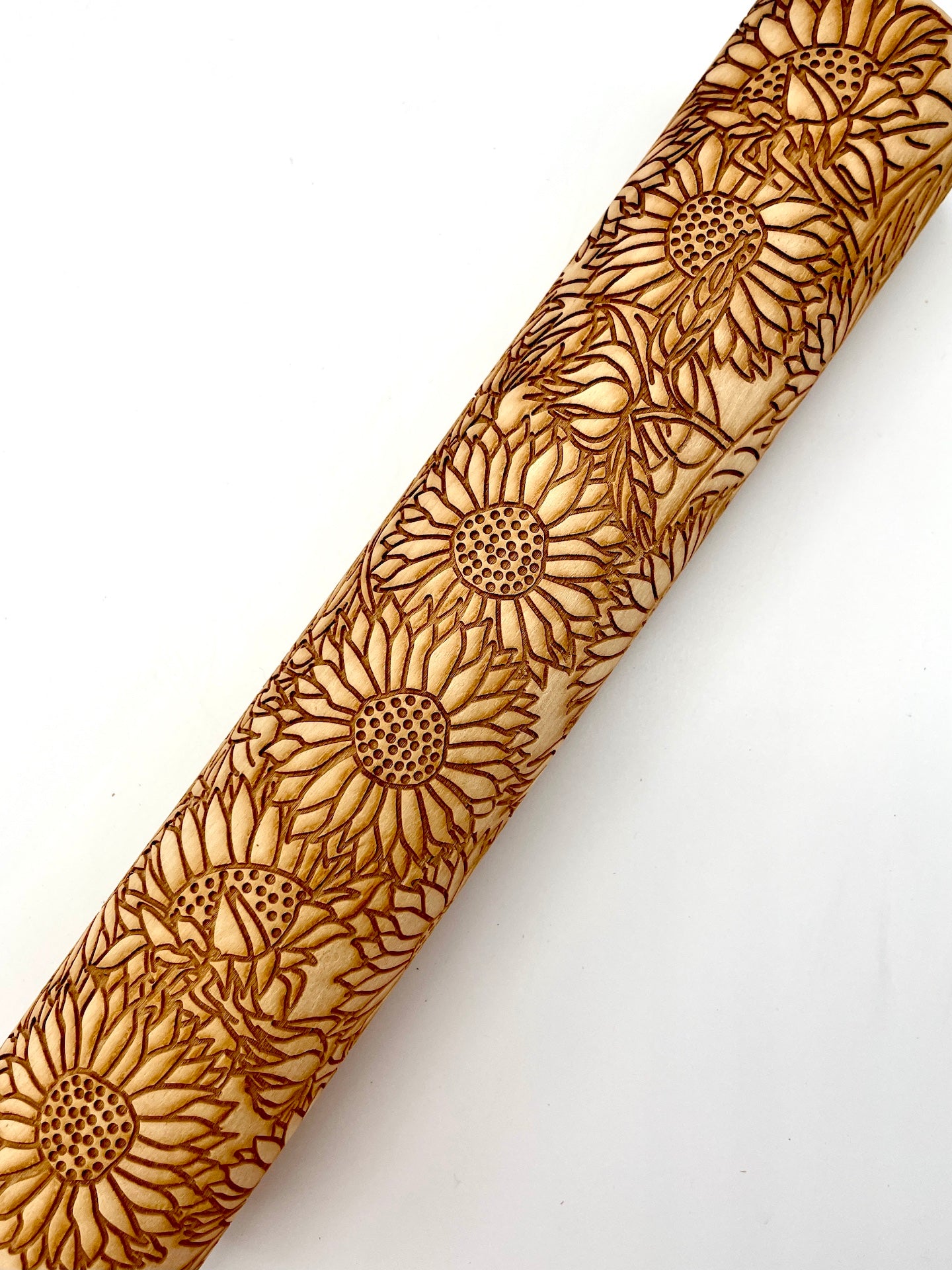 Sunflowers Textured Rolling Pin