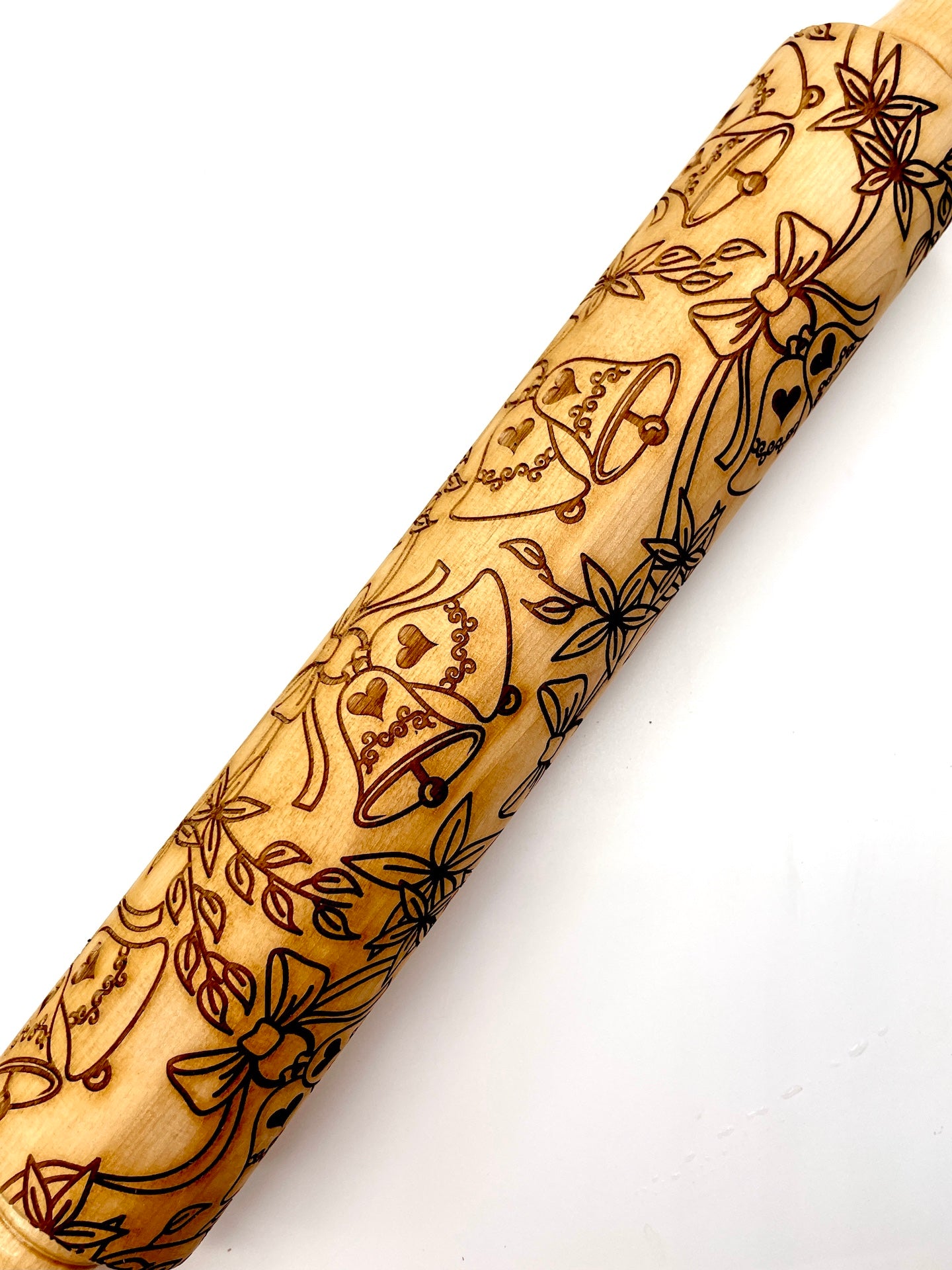 Bells Textured Rolling Pin