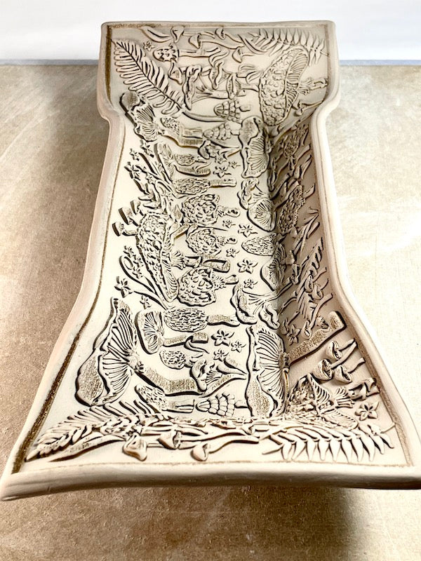 Woodland Mushrooms Textured Mug Plank