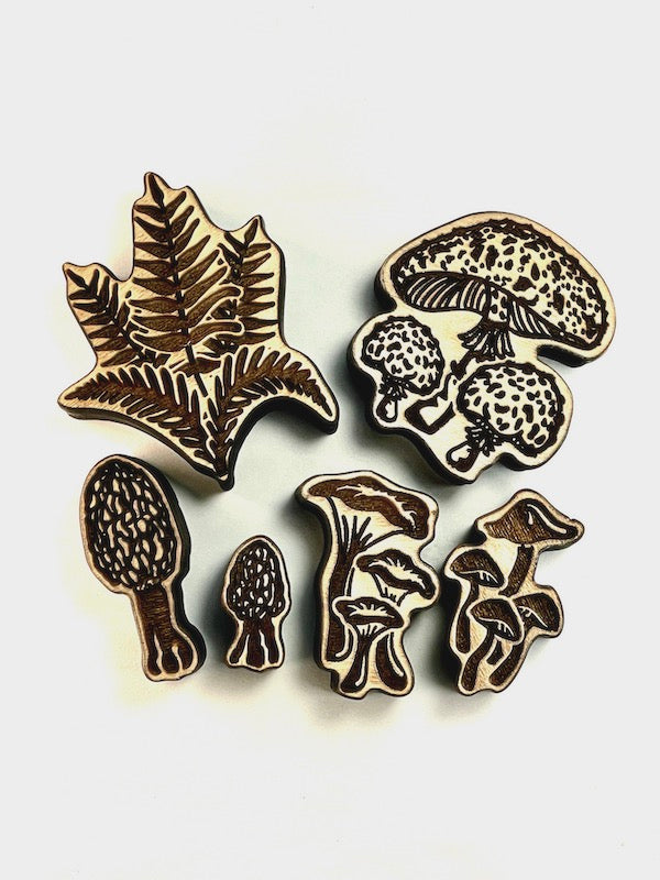 Mushrooms Cookie Cutter + Stamp