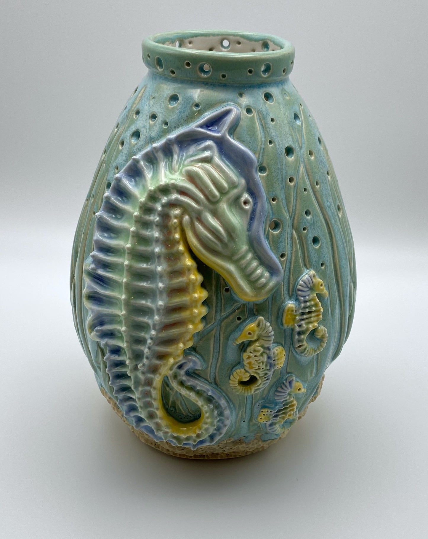Seahorse Vase