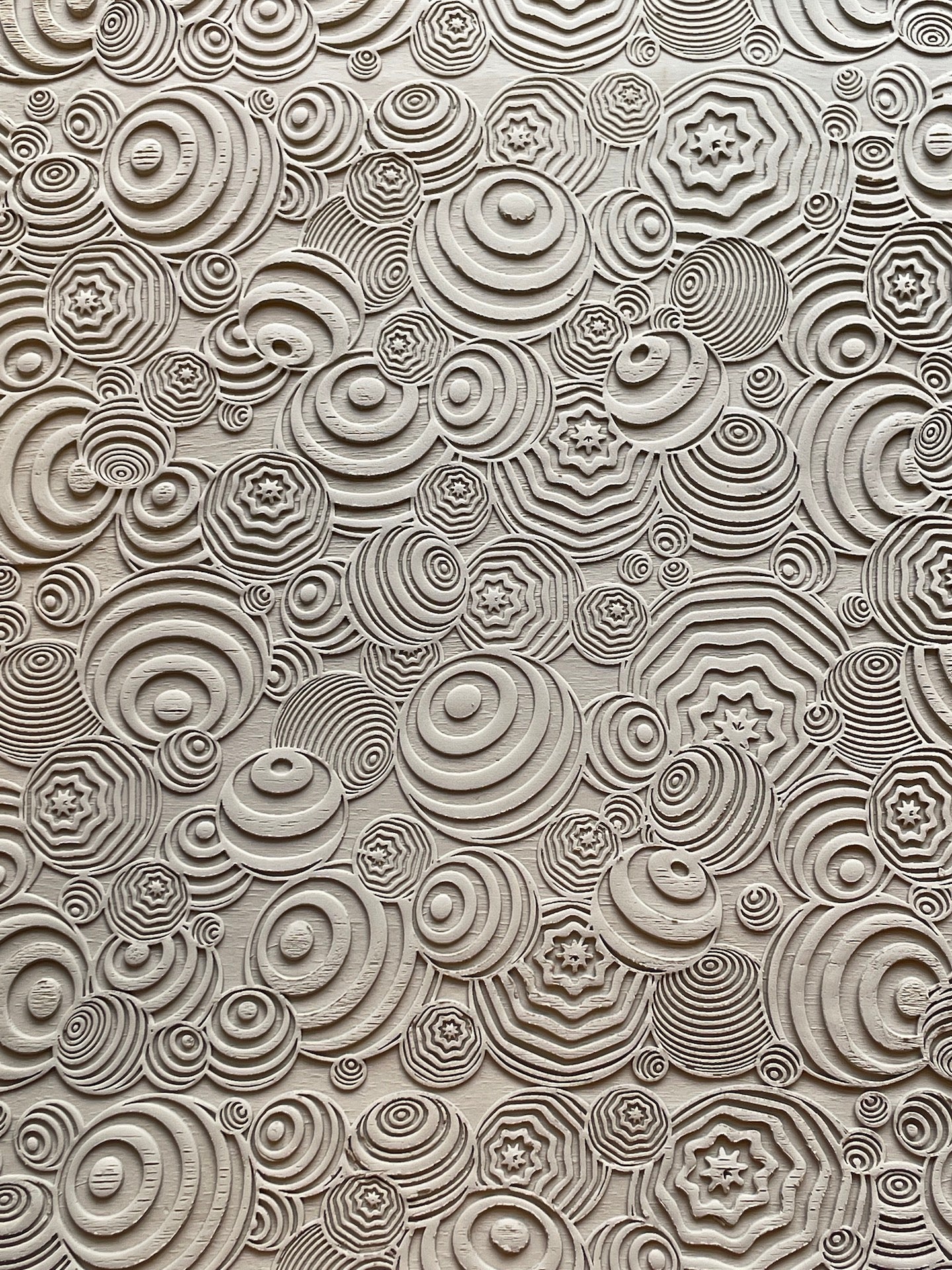 Spheres Textured Rolling Pin