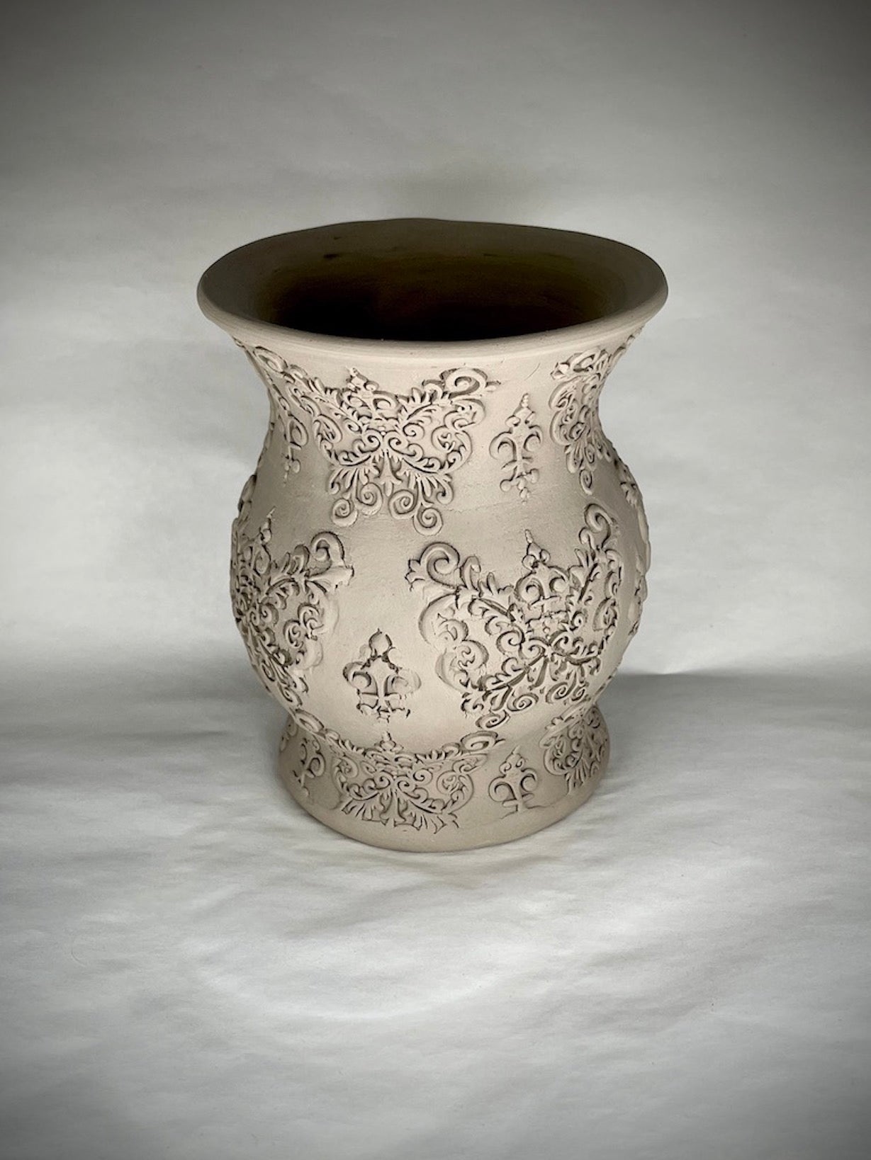 Fleur-De-Lis Butterfly - Textured Rolling Pin