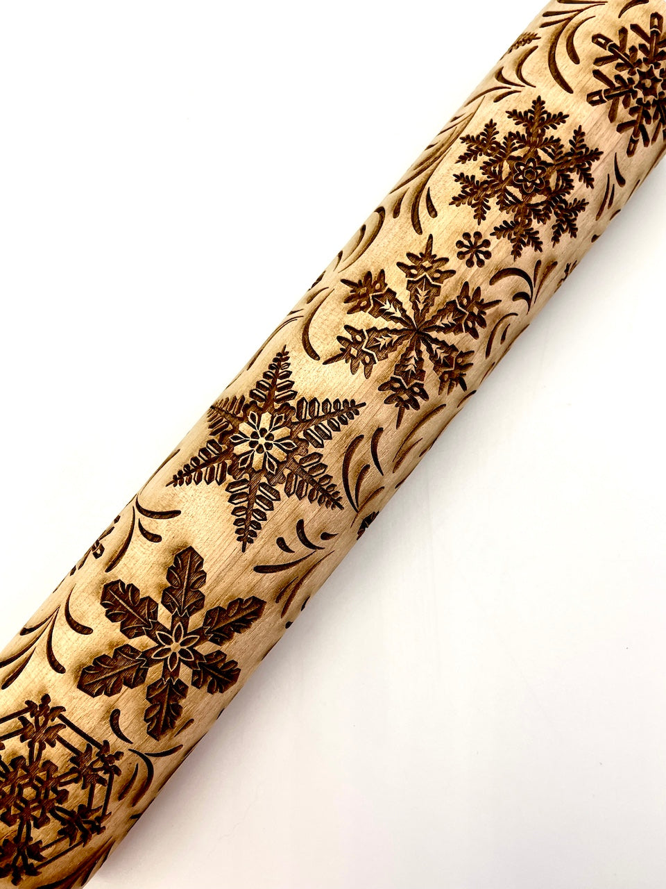 Snowflakes Textured Rolling Pin