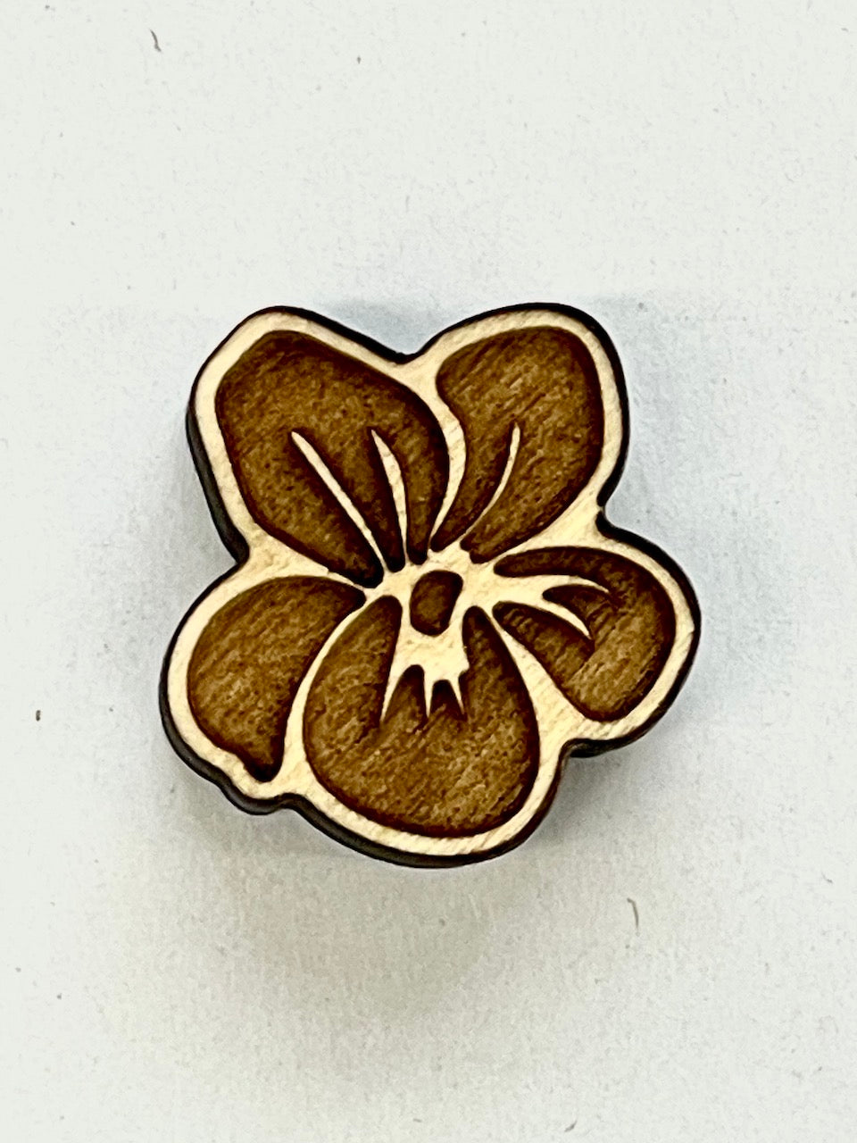 Violets (Solid Flower)- Stamp