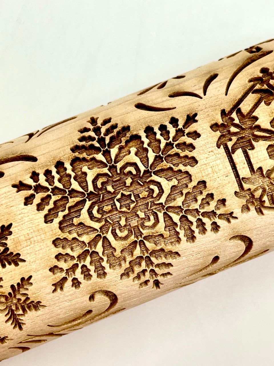 Snowflakes Textured Rolling Pin