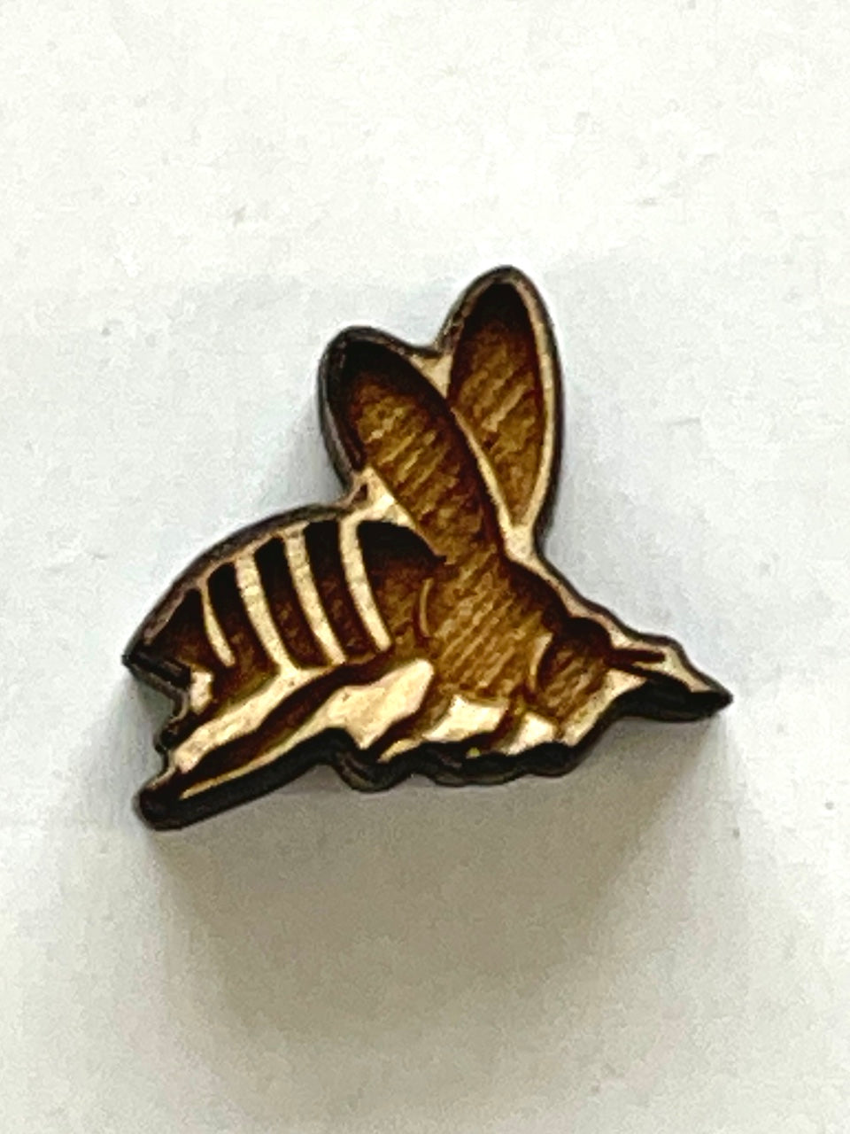 Violet Bees (Right Facing)- Stamp