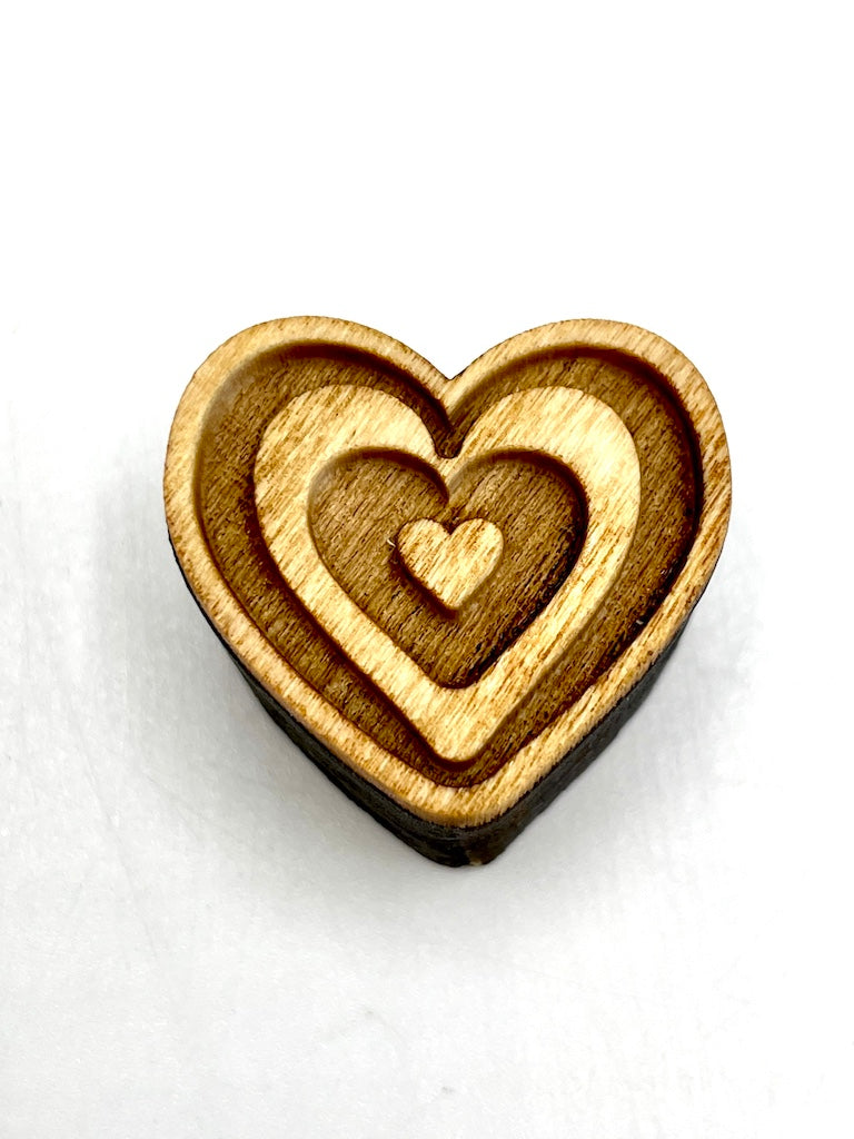Heart (Three in One)- Stamp