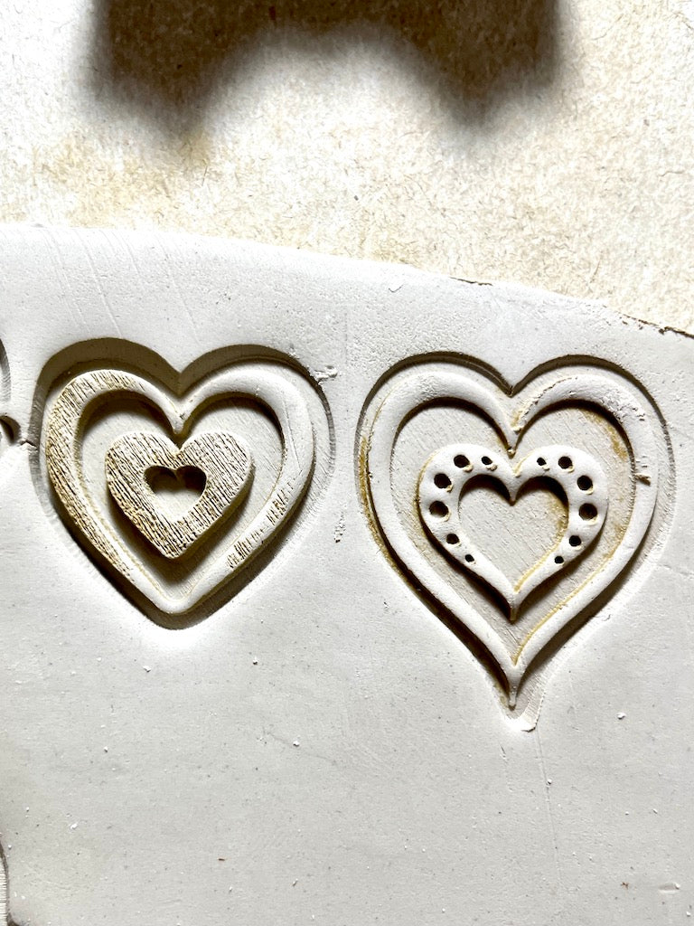Heart (Three in One)- Stamp