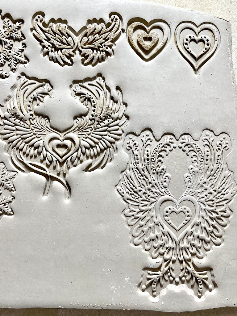 Heart (Three in One)- Stamp