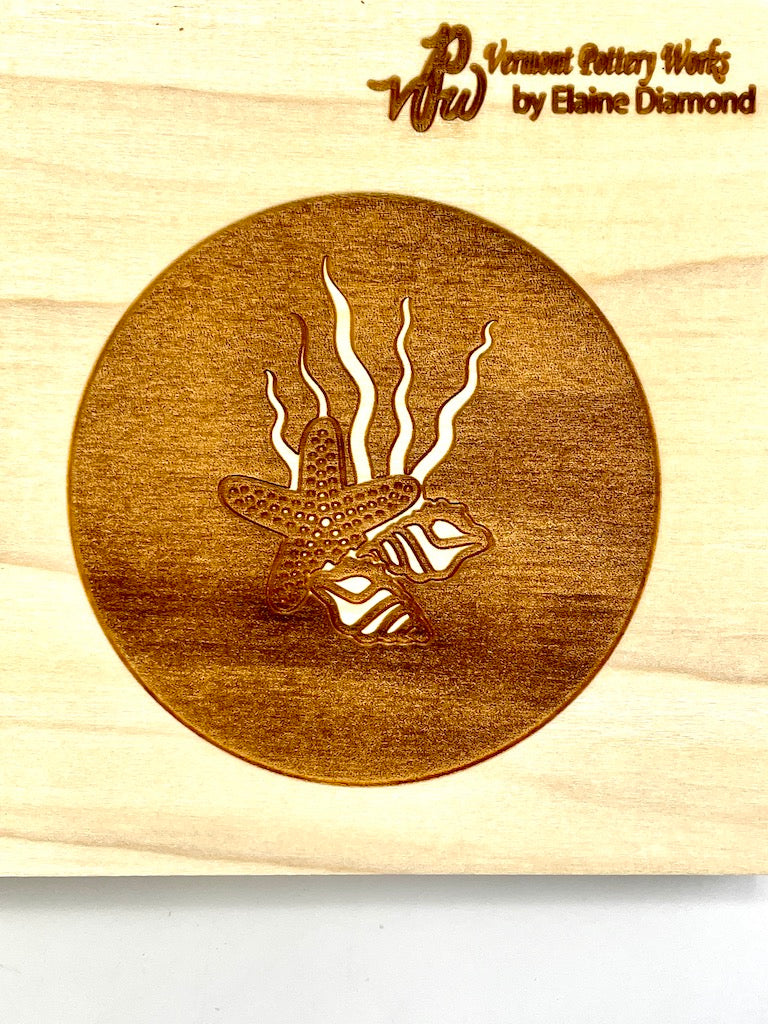 Mermaids Textured Plank