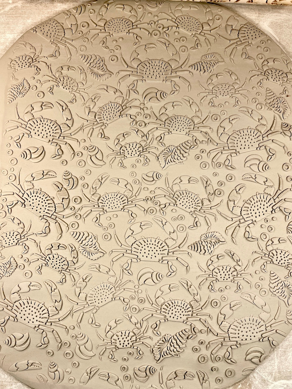 Crabs Textured Rolling Pin