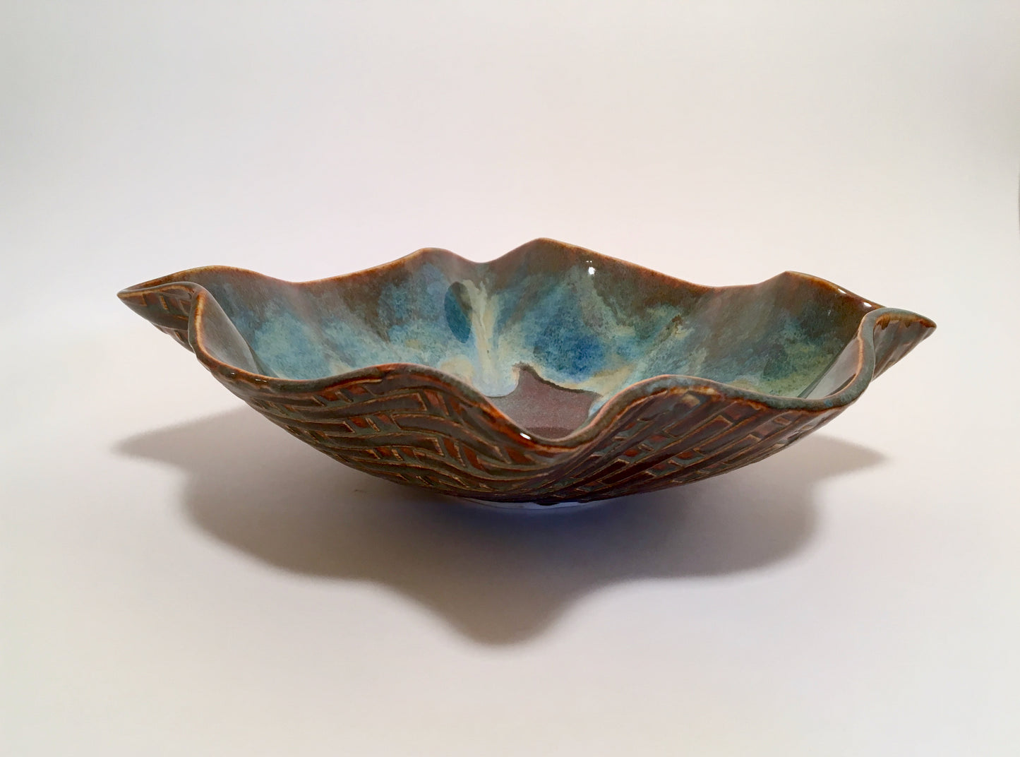 Basket Weave Freeform Bowl