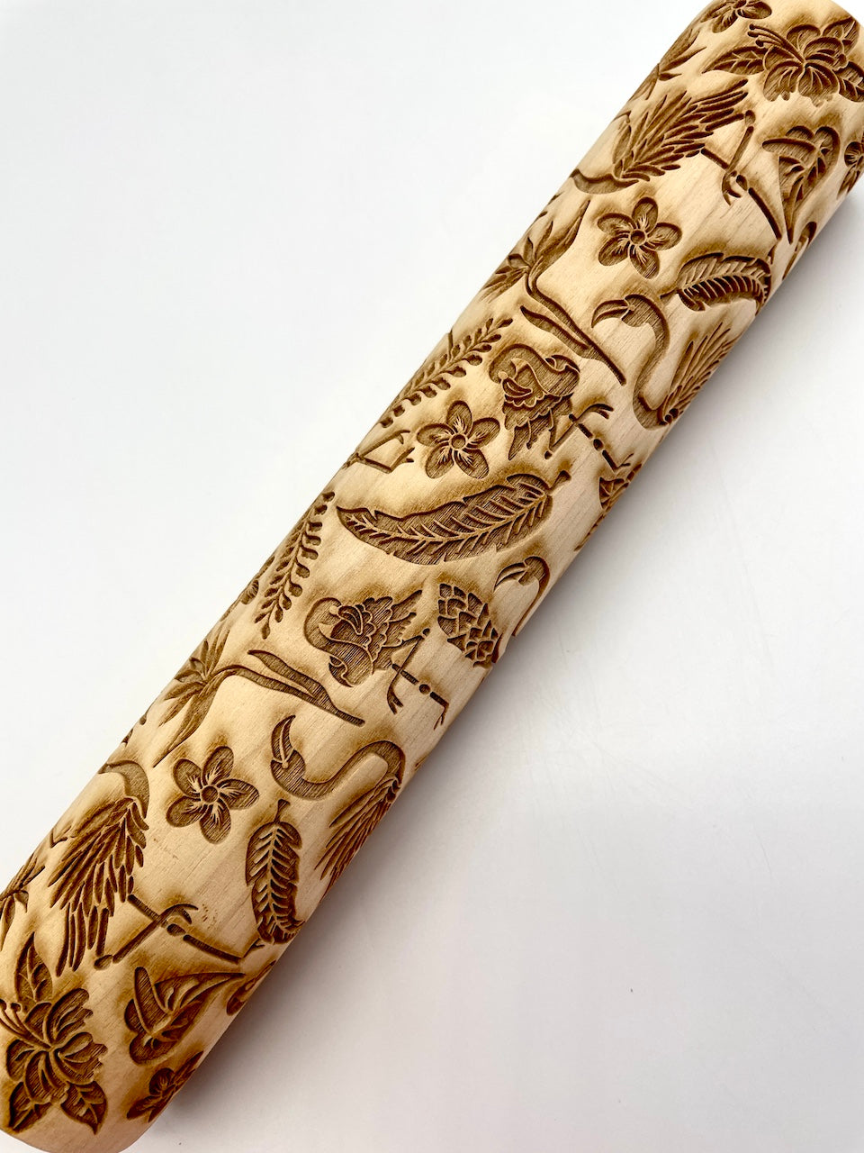 Flamingo Textured Rolling Pin