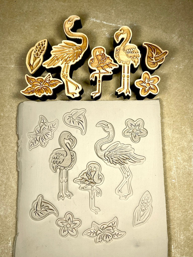 Tropical Flower (Ginger Lily)- Stamp
