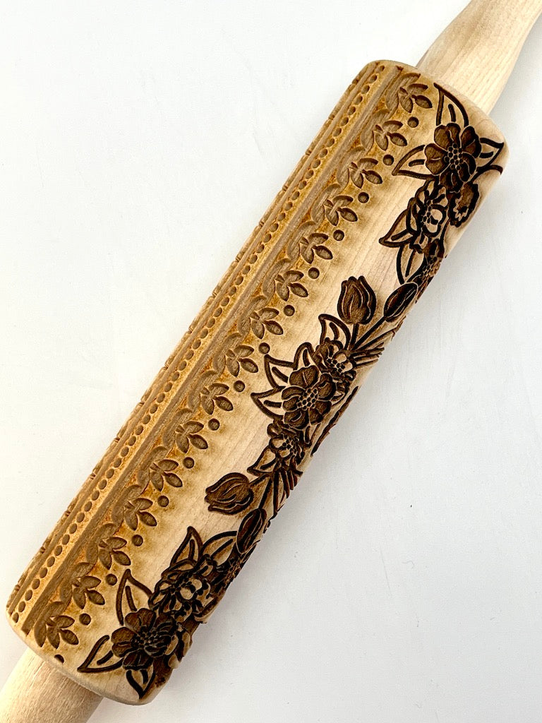 7" Bunny Textured Rolling Pin