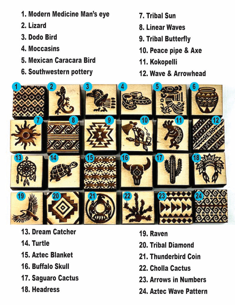 Southwest Collection- Buyer's Choice of 6 Designs- Stamp Bundle