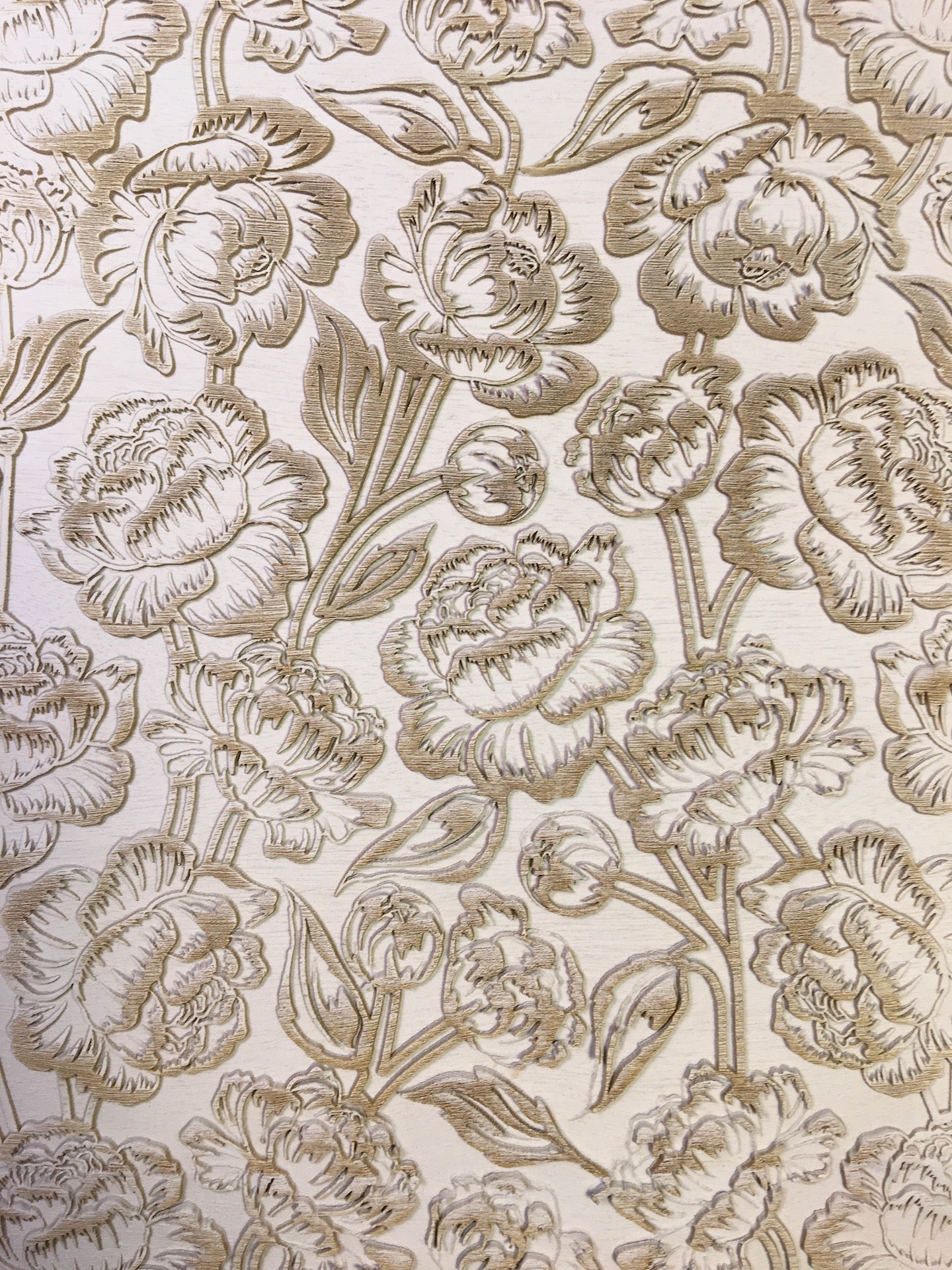Peonies Textured Rolling Pin