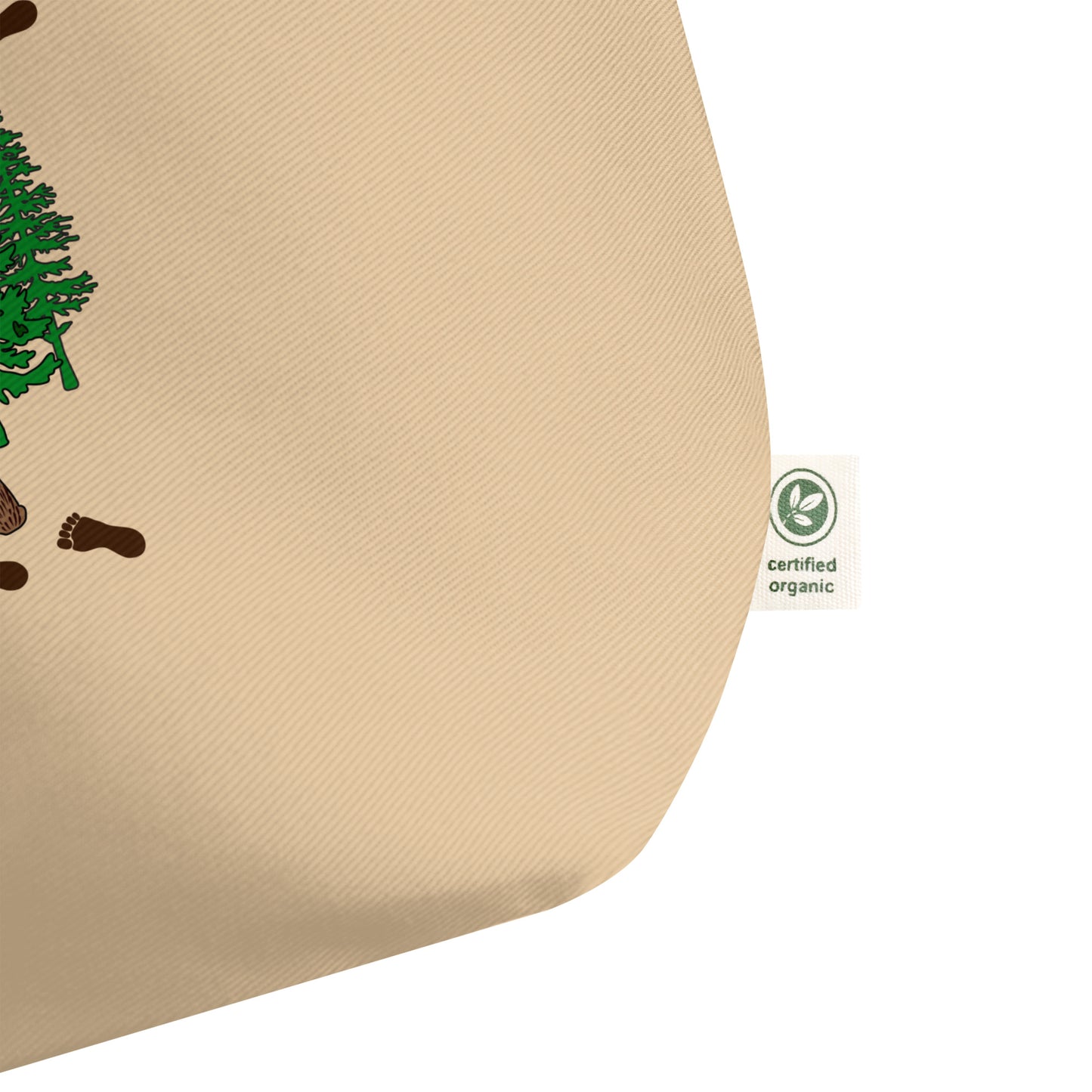 Big Foot Large Organic Tote Bag
