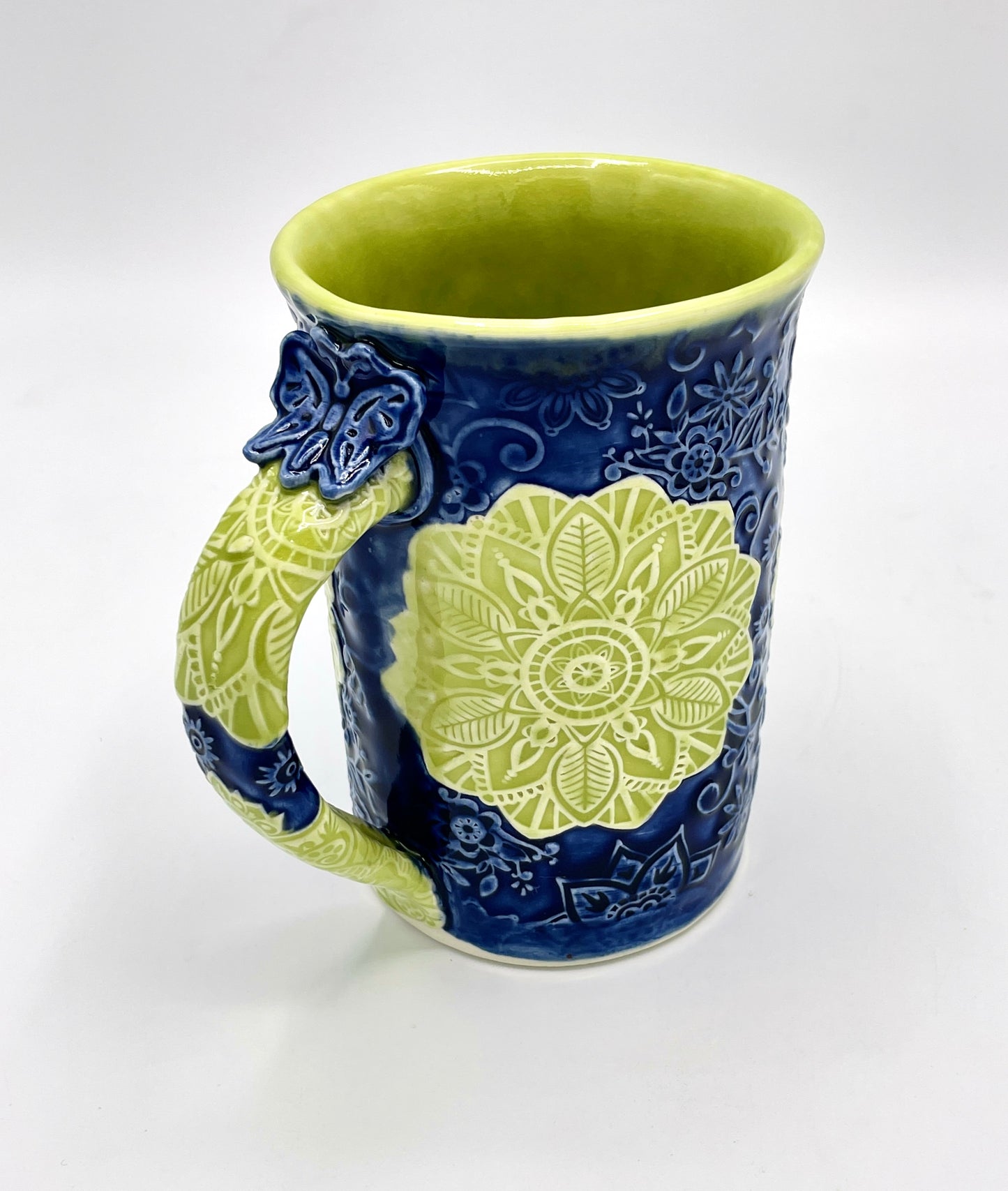 Mandala Garden Mug - glazed