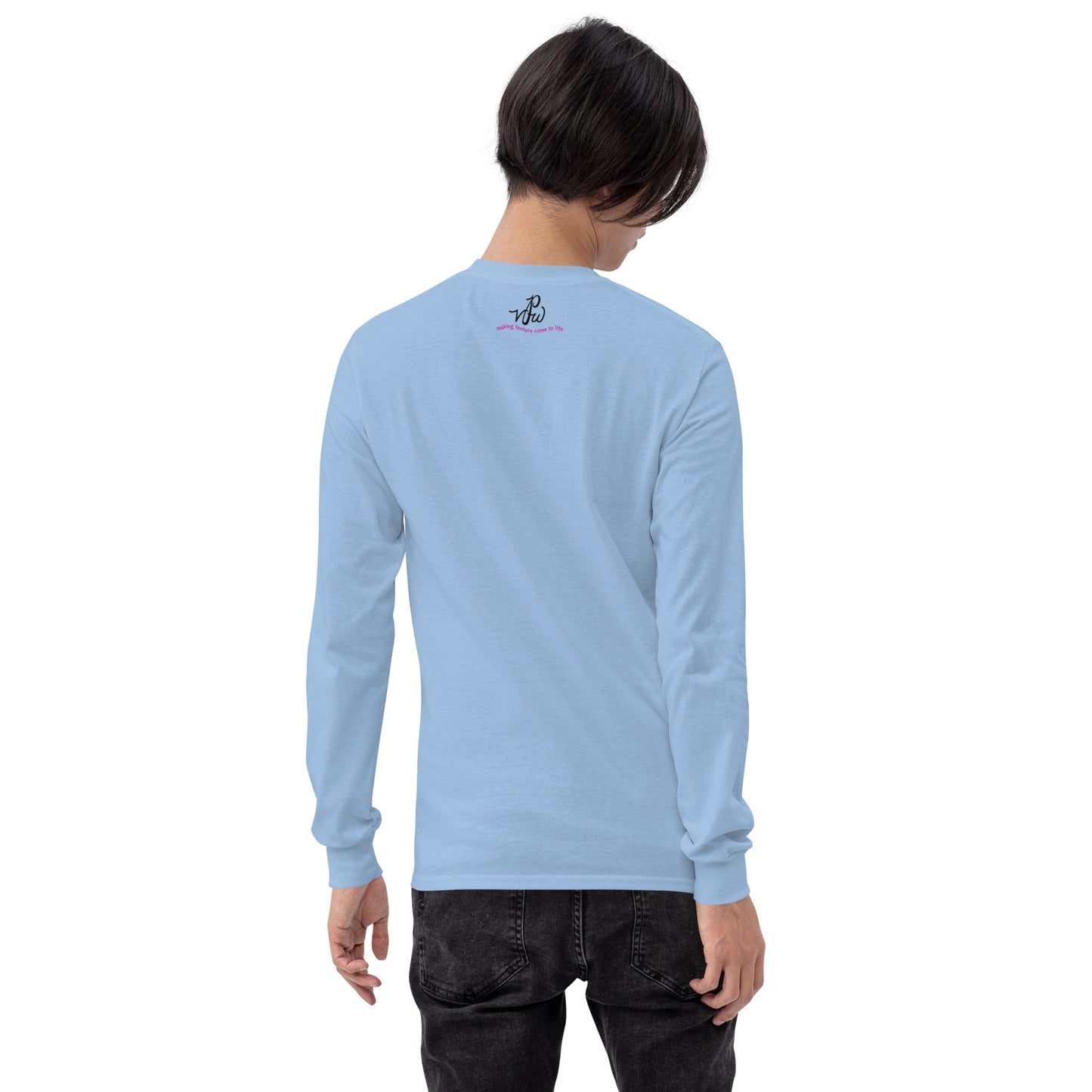 Big Foot Men’s Long Sleeve Shirt (Front Design)