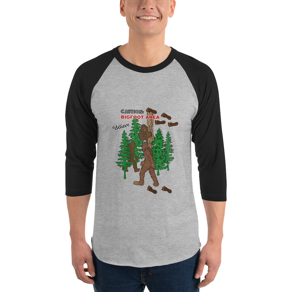 Big Foot 3/4 Sleeve Raglan Shirt