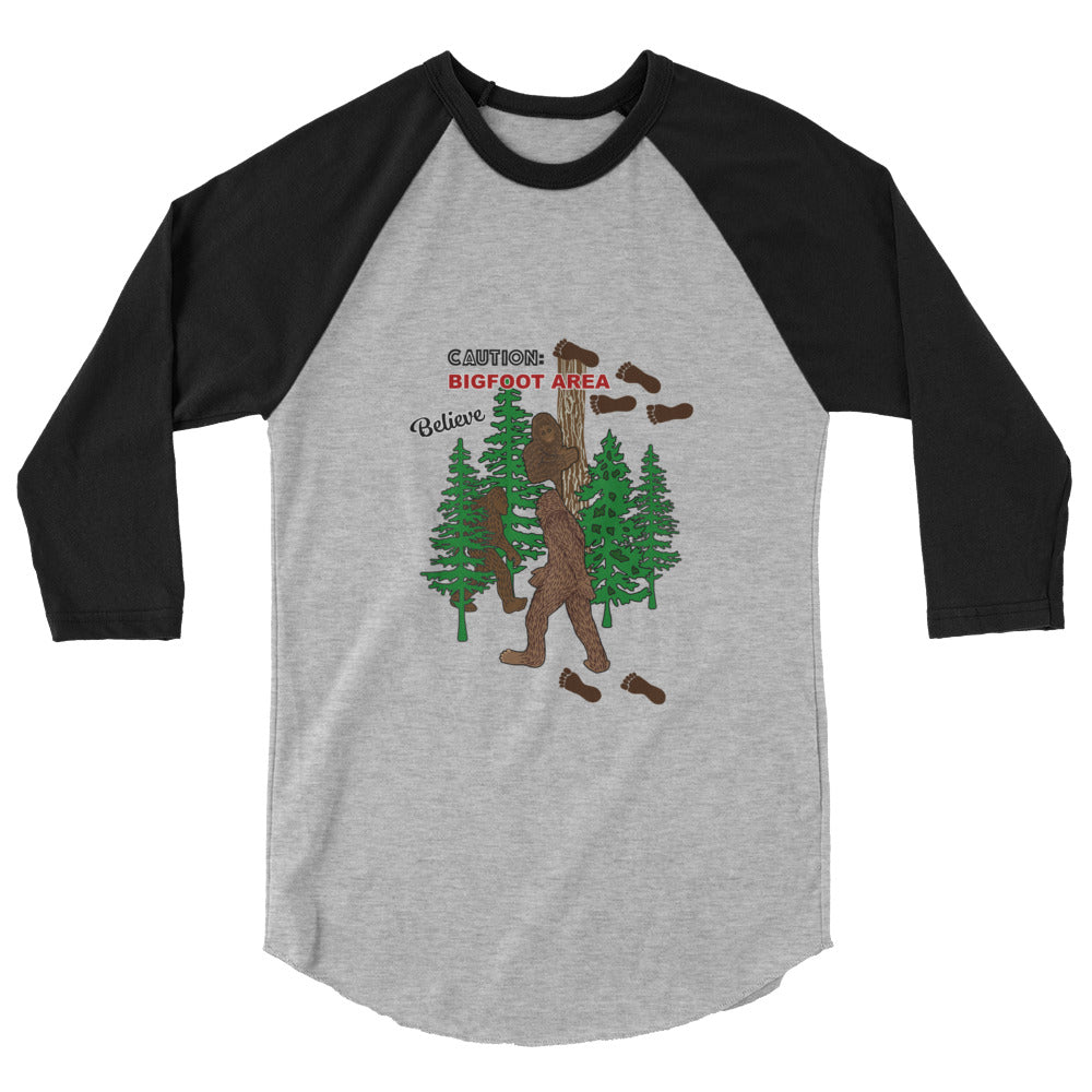 Big Foot 3/4 Sleeve Raglan Shirt