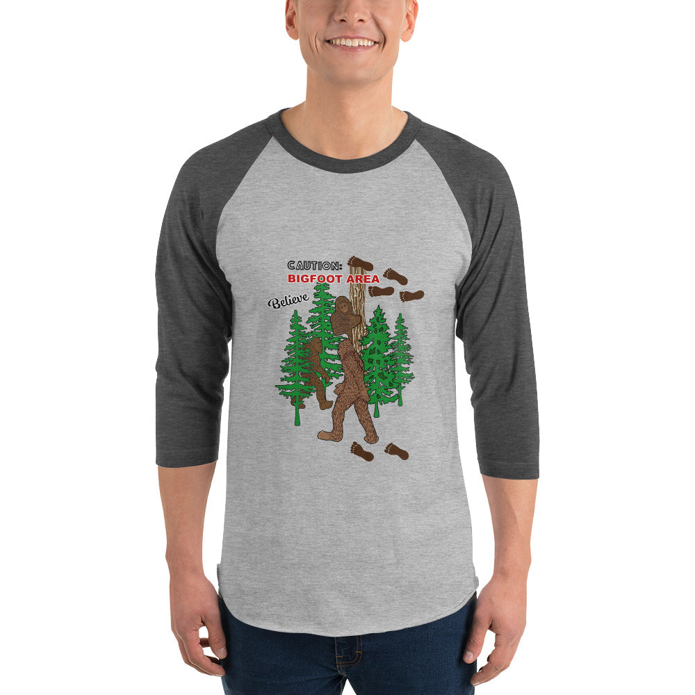 Big Foot 3/4 Sleeve Raglan Shirt