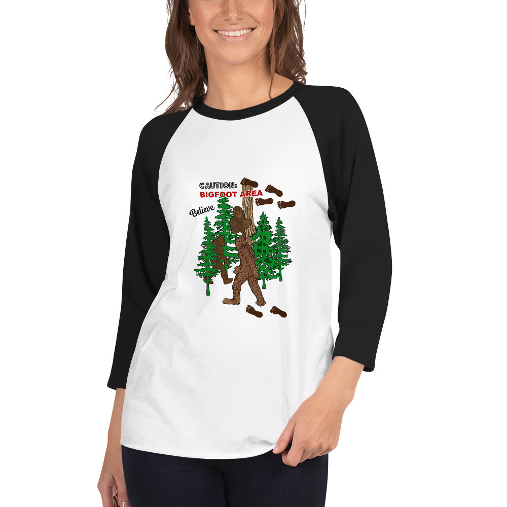 Big Foot 3/4 Sleeve Raglan Shirt