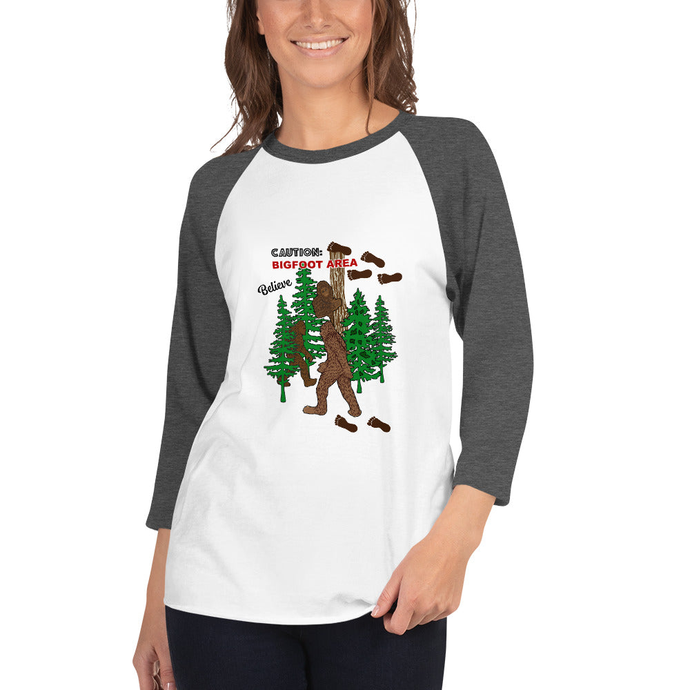 Big Foot 3/4 Sleeve Raglan Shirt