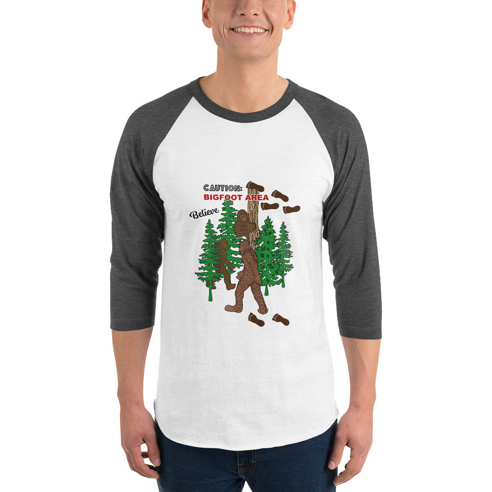 Big Foot 3/4 Sleeve Raglan Shirt