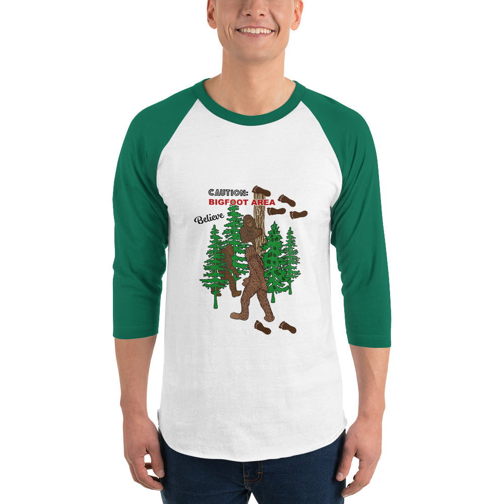 Big Foot 3/4 Sleeve Raglan Shirt