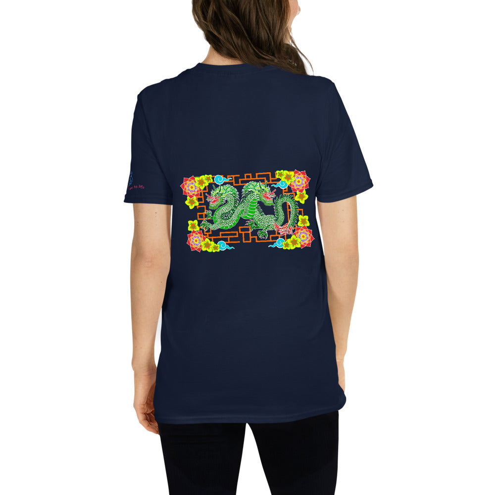 Dragons Short-Sleeve (Back Design) Unisex T-Shirt
