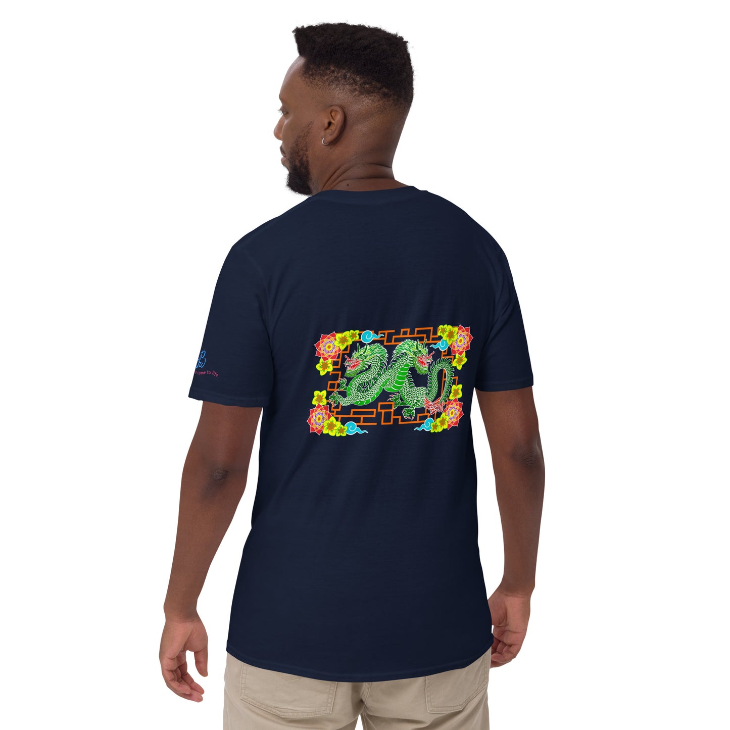 Dragons Short-Sleeve (Back Design) Unisex T-Shirt