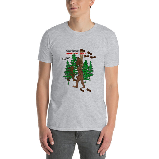 Big Foot (Front Design) Short-Sleeve Unisex T-Shirt