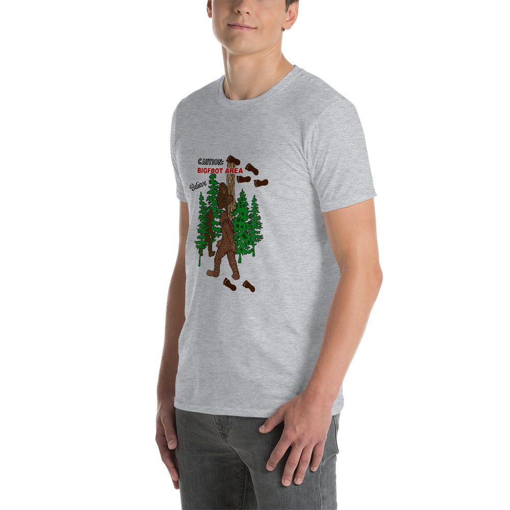 Big Foot (Front Design) Short-Sleeve Unisex T-Shirt