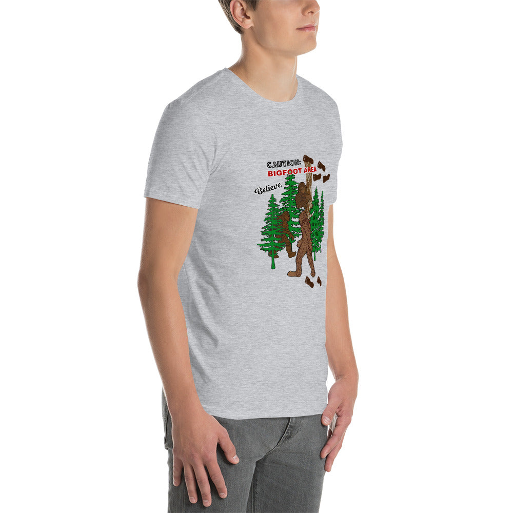 Big Foot (Front Design) Short-Sleeve Unisex T-Shirt