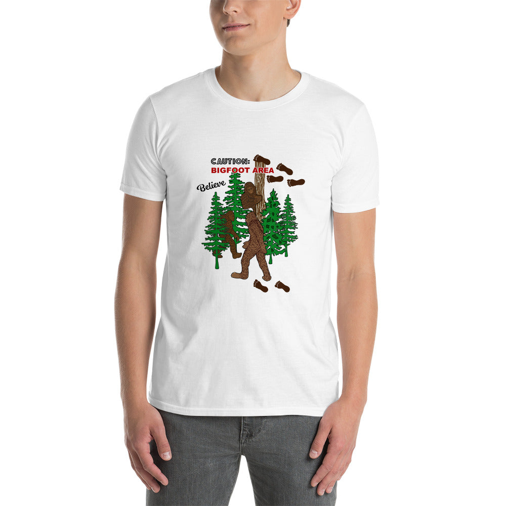 Big Foot (Front Design) Short-Sleeve Unisex T-Shirt