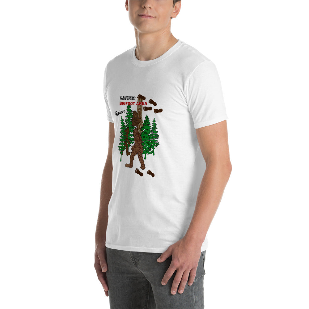 Big Foot (Front Design) Short-Sleeve Unisex T-Shirt