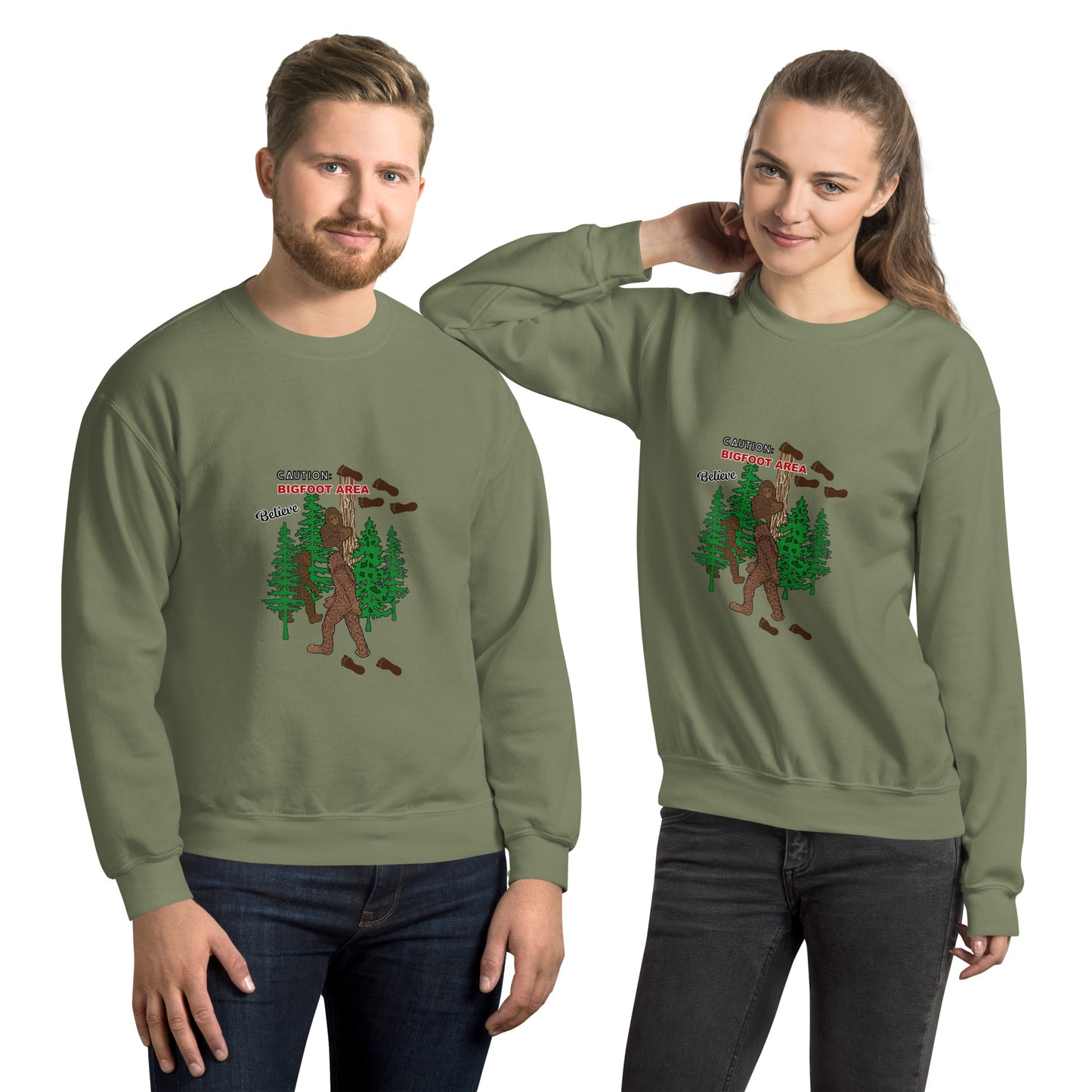 Big Foot Unisex Crewneck Sweatshirt